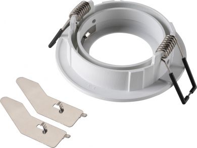 SLV NEW TRIA® 68, ceiling installation ring, D: 8.2 H:  2.6 cm, IP 20, white 1007333 | Elektrika.lv