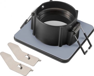 SLV NEW TRIA&reg; 68, ceiling installation ring, L: 8.3 W: 8.3 H: 3.55 cm, IP 65, incl. glass, black 1007338 | Elektrika.lv