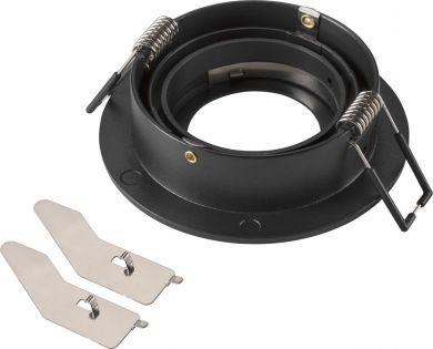 SLV NEW TRIA&reg; 75, ceiling installation ring, D: 9.3 H: 2.6 cm, IP 20, black 1007343 | Elektrika.lv