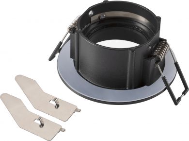 SLV NEW TRIA&reg; 68, ceiling installation ring, D: 8.2 H: 3.4 cm, IP 65, black 1007345 | Elektrika.lv