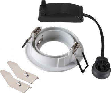 SLV NEW TRIA&reg; 68, recessed ceiling light, round, max. 10W GU10, white 1007368 | Elektrika.lv