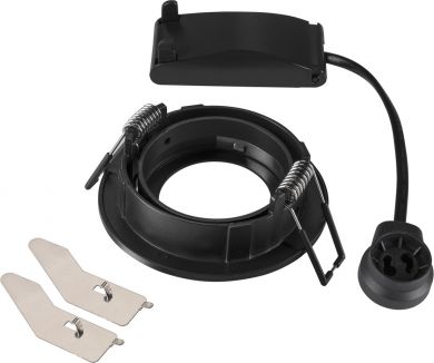 SLV NEW TRIA&reg; 68, recessed ceiling light, round, max. 10W GU10, black 1007369 | Elektrika.lv