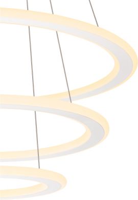 SLV ONE FLAT, pendant light, triple, 300cm, 2700/3000K, DALI 2, Touch, white 1007702 | Elektrika.lv