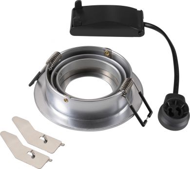 SLV NEW TRIA&reg; 75, recessed ceiling light, round, max. 10W GU10, aluminium 1007376 | Elektrika.lv