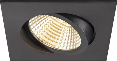 SLV NEW TRIA&reg; 95, ceiling installation ring, L: 11 W: 11 H: 2.6 cm, IP 20, black 1007446 | Elektrika.lv