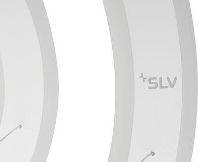 SLV ONE FLAT, pendant light, triple, 300cm, 2700/3000K, DALI 2, Touch, white 1007702 | Elektrika.lv