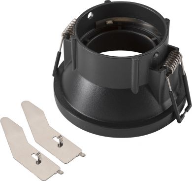 SLV NEW TRIA&reg; 75, ceiling installation ring, recessed, attachment, D: 8.2 H: 4.9 cm, IP 20, black 1007449 | Elektrika.lv