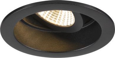 SLV NEW TRIA&reg; 68, ceiling installation ring, recessed, D: 8.2 H: 4.4 cm, IP 20, black 1007451 | Elektrika.lv