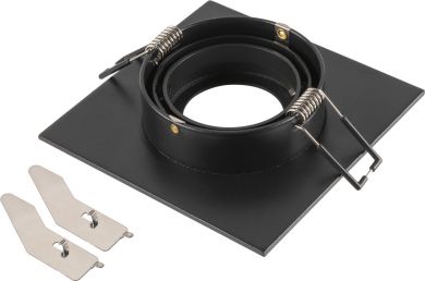 SLV NEW TRIA&reg; 75 XL, ceiling installation ring, L: 11 W: 11 H: 2.6 cm, black 1007635 | Elektrika.lv