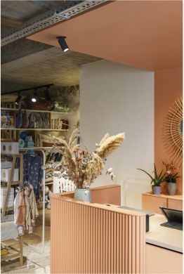 SLV NUMINOS PROJECTOR S recessed ceiling light, 3000 K, 55&deg;, cylindrical, black / black 1006945 | Elektrika.lv