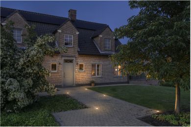 SLV DASAR FLAT 120 EL, stainless steel in-ground light, 7W 3000K 1006106 | Elektrika.lv