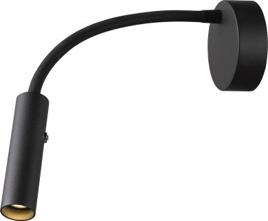 SLV Wall lamp KARPO GOOSE, 5.8W 3000K, black 1006162 | Elektrika.lv