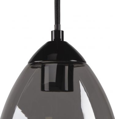 SLV Потолочный светильник PARA CONE GL GU10, 25W, Черный/Прозрачный 1006159 | Elektrika.lv