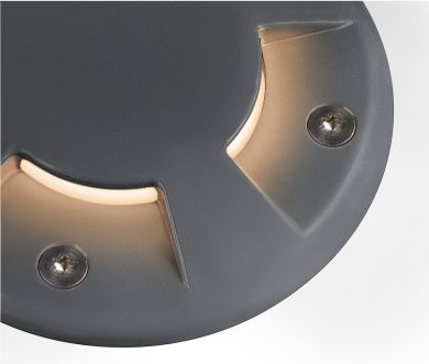 SLV SMALL PLOT, 4-slot cover, in-ground fitting, anthracite 1006176 | Elektrika.lv