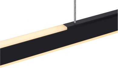 SLV ONE LINEAR 100 PHASE up/down pendant light, 2700/3000K, 24W, Black 1006185 | Elektrika.lv
