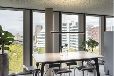 SLV ONE LINEAR 100 PHASE up/down pendant light, 2700/3000K, 24W, Black 1006185 | Elektrika.lv