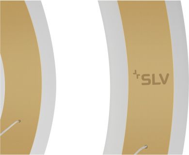 SLV ONE FLAT, pendant light, triple, 300cm, 2700/3000K, DALI 2, Touch, brass 1007703 | Elektrika.lv