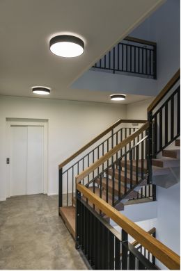 SLV MEDO® PRO 40, wall- and ceiling-mounted light, rou nd, 3000/4000K, 19W, DALI, Touch, 70°, UGR&lt;19, 1006414 | Elektrika.lv