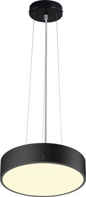 SLV MEDO&reg; PRO 30, wall- and ceiling-mounted light, round, 3000/4000K, 10W, DALI, Touch, 110&deg;, black 1007286 | Elektrika.lv