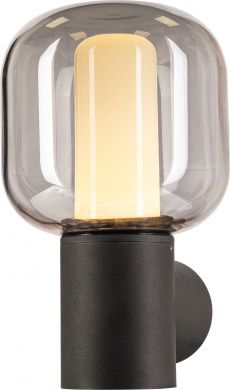 SLV Фасадный светильник OVALISK WL, LED, CCT перекл., 3000/4000K, 9.2W, IP65, антрацит 1004678 | Elektrika.lv
