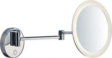 SLV Wall mirror with illumination MAGANDA TL, LED IP44 2700/3000/4000K chrome 1004971 | Elektrika.lv