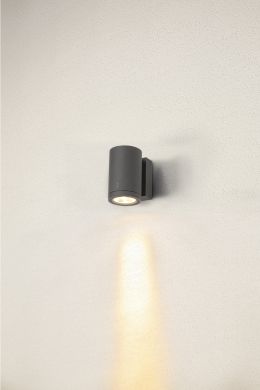 SLV Outdoor wall light ENOLA ROUND M, CCT 3000/4000K, 11W, anthracite 1003423 | Elektrika.lv