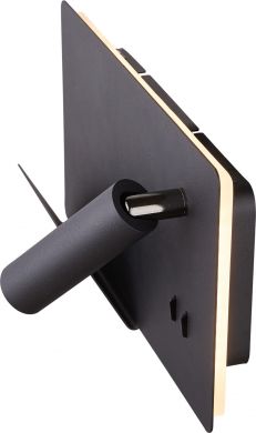 SLV Настенный светильник SOMNILA SPOT, 3000K, 15W, USB, черный, левый 1003455 | Elektrika.lv