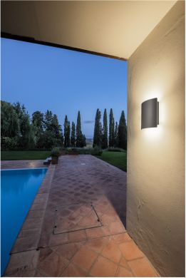 SLV Outdoor wall light LED SAIL WL, LED, 3000K, IP54, 18W, anthracite 1002605 | Elektrika.lv