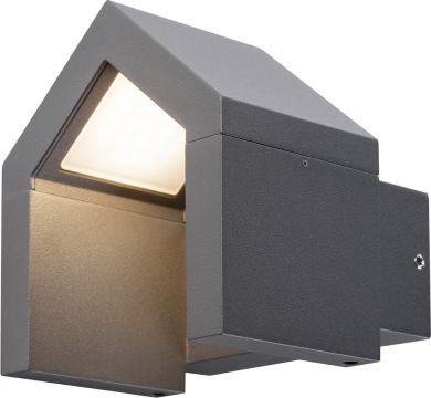 SLV Outdoor wall light RASCALI WL, LED, IP54, 8W, 3000K, anthracite 1000797 | Elektrika.lv