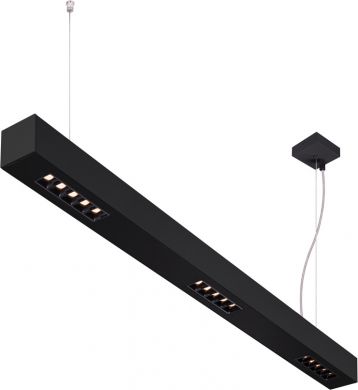 SLV Потолочный светильник Q-LINE PD, LED, 1m, BAP, 46W, 3000K, черный 1000927 | Elektrika.lv