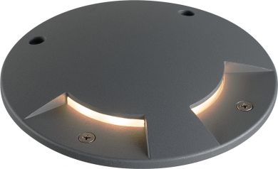 SLV Крышка для уличного освещения BIG PLOT, 2 отверстия, встраиваемый в землю, IP20, антрацит 1001262 | Elektrika.lv