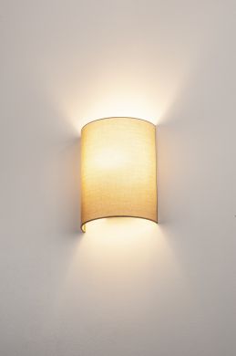 SLV Abažūrs sienu lampai, FENDA, 1/2, bēšs 1001276 | Elektrika.lv