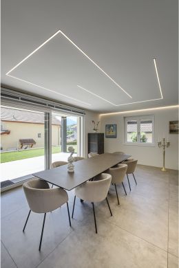 SLV GRAZIA 20 aluminium installation profile for inserting LED strips Thanks to the separately available plastic covers, these profiles provide for homogeneous, glare-free light. 1000498 | Elektrika.lv
