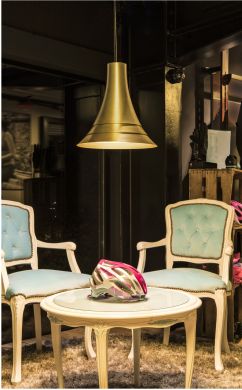 SLV BATO 35 PD, LED Indoor pendant light, brass, LED, 2500K 1000441 | Elektrika.lv