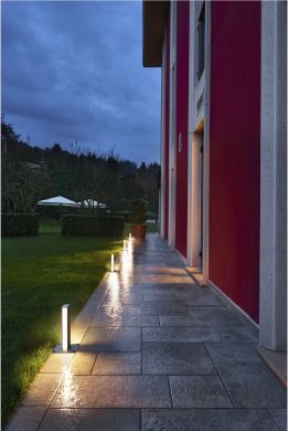 SLV H-POL, pathway and floor stand, double-headed, LED , 3000K, anthracite, L/W/H 16.5/16.5/36 cm 232175 | Elektrika.lv
