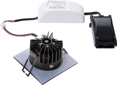 SLV Gaismeklis PATTA-I LED 11W 38º 3000K SLV, square, black 8x8cm IP65 114430 | Elektrika.lv