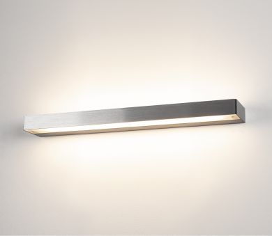 SLV SEDO 14 LED wall light, square brushed aluminium, frosted glass 151786 | Elektrika.lv