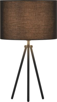 SLV FENDA E27 table lamp base, matt black, without sha de 155540 | Elektrika.lv