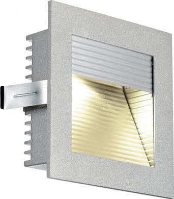 SLV FRAME CURVE LED recessed light , square, silver-grey, warm white LED 111292 | Elektrika.lv