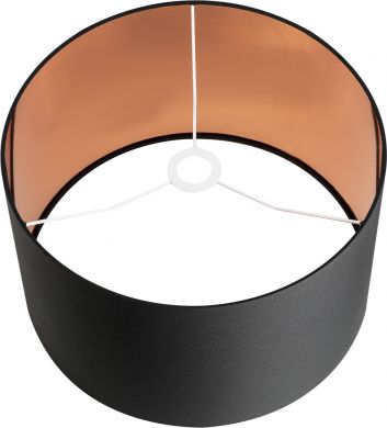SLV FENDA lamp shade with 455 mm diameter and 280 mm height in black/ copper. 156122 | Elektrika.lv
