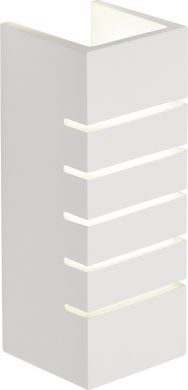 SLV Wall light, GL 100 SLOT, square, white plaster, E14, max. 40W 148010 | Elektrika.lv
