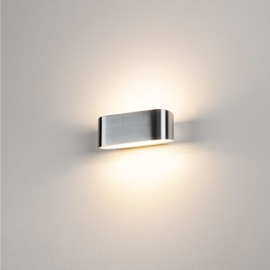 SLV OSSA R7s wall light, oval, alu brushed, R7s 78mm, max. 100W, up/down 151456 | Elektrika.lv