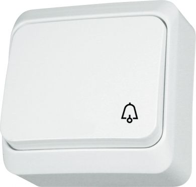 Schneider Electric Skambučio mygtukas su simboliu "skambutis" ,baltas Prima WDE001012 | Elektrika.lv