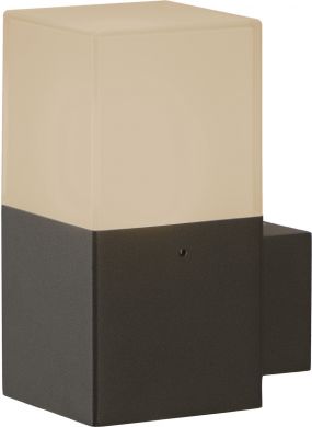 SLV Wall luminaire GRAFIT WL, E27 Energy Saver, max. 11W, IP44, anthracite/white 231205 | Elektrika.lv