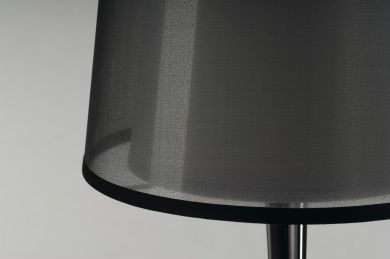 SLV Galda lampa BISHADE A60, E27, 40W, hroms/melns 155651 | Elektrika.lv