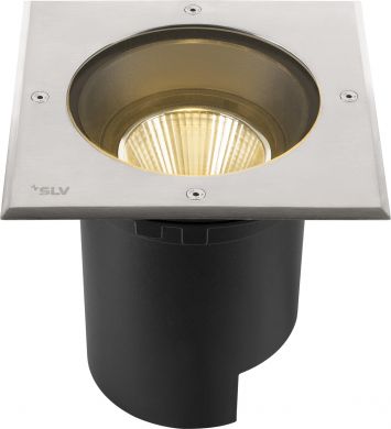 SLV DASAR 2.0 XL square cover 24&deg; 3000K incl. DALI driver in stainless steel 1007244 | Elektrika.lv