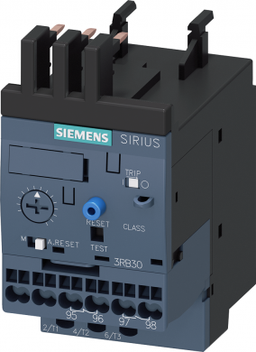 Siemens Overload relay 4...16 A Electronic For motor protection Size S00, Class 10E Contactor mounting Main 3RB3016-1TE0 | Elektrika.lv