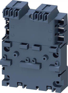 Siemens 3-phase busbar including extension connector for 2 circuit breakers Size S00 and S0 3RV2917-4A | Elektrika.lv