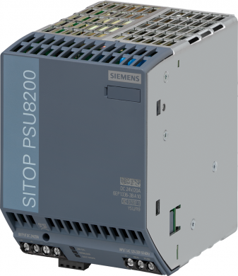 Siemens SITOP PSU8200 20 A Stabilized power supply input: 120-230 V AC 110-220 V DC output: 24 V DC/20 A The SITOP modular single-phase power supplies are technology power supplies for demanding solutions and provide maximum functionality for use in complex 6EP1336-3BA10 | Elektrika.lv