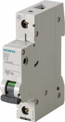 Siemens Automātslēdzis 6kA 1P B 32A 230/400V 5SL6132-6 | Elektrika.lv